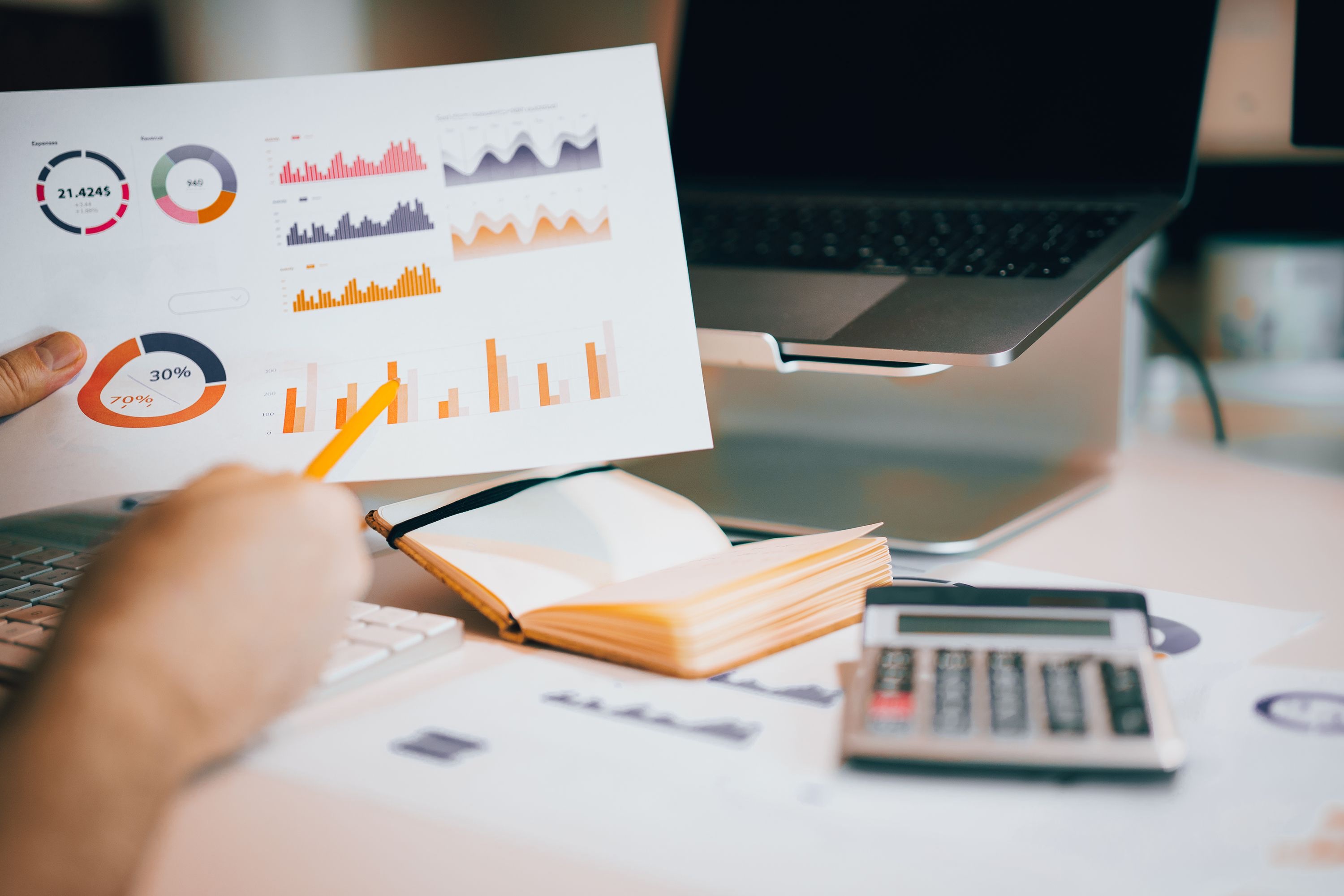 Financial analysis supporting business growth